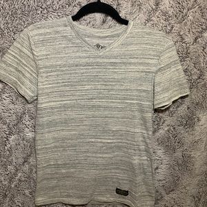 Grey v neck t shirt